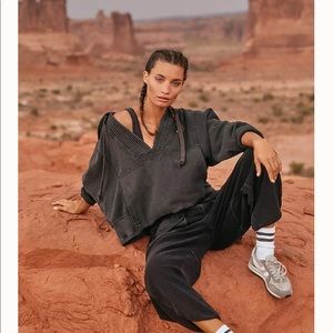 Free People Timko Hoodie In Black